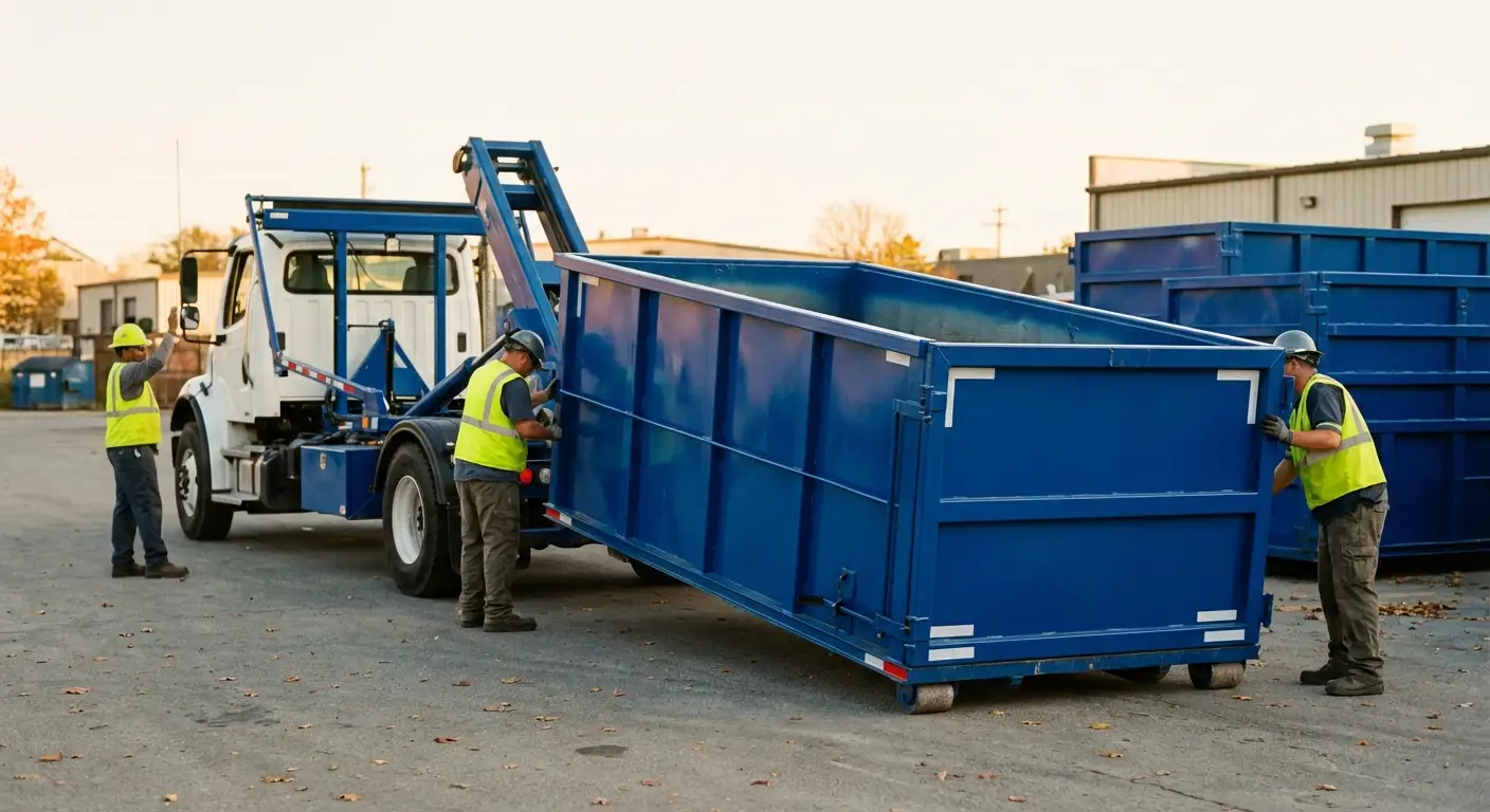 Commercial waste management and dumpster rental logistics in Belton, TX