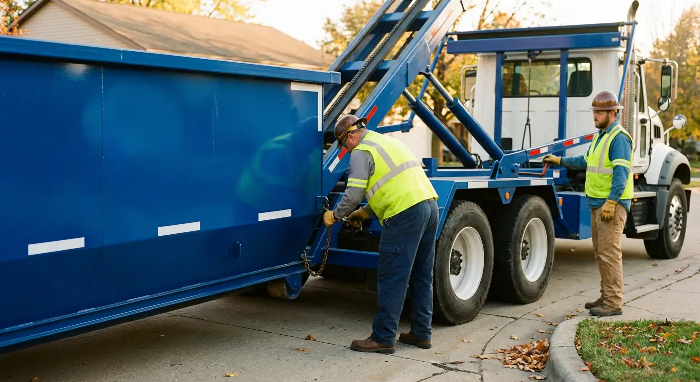 Dumpster delivery safety protocols in Belton, TX