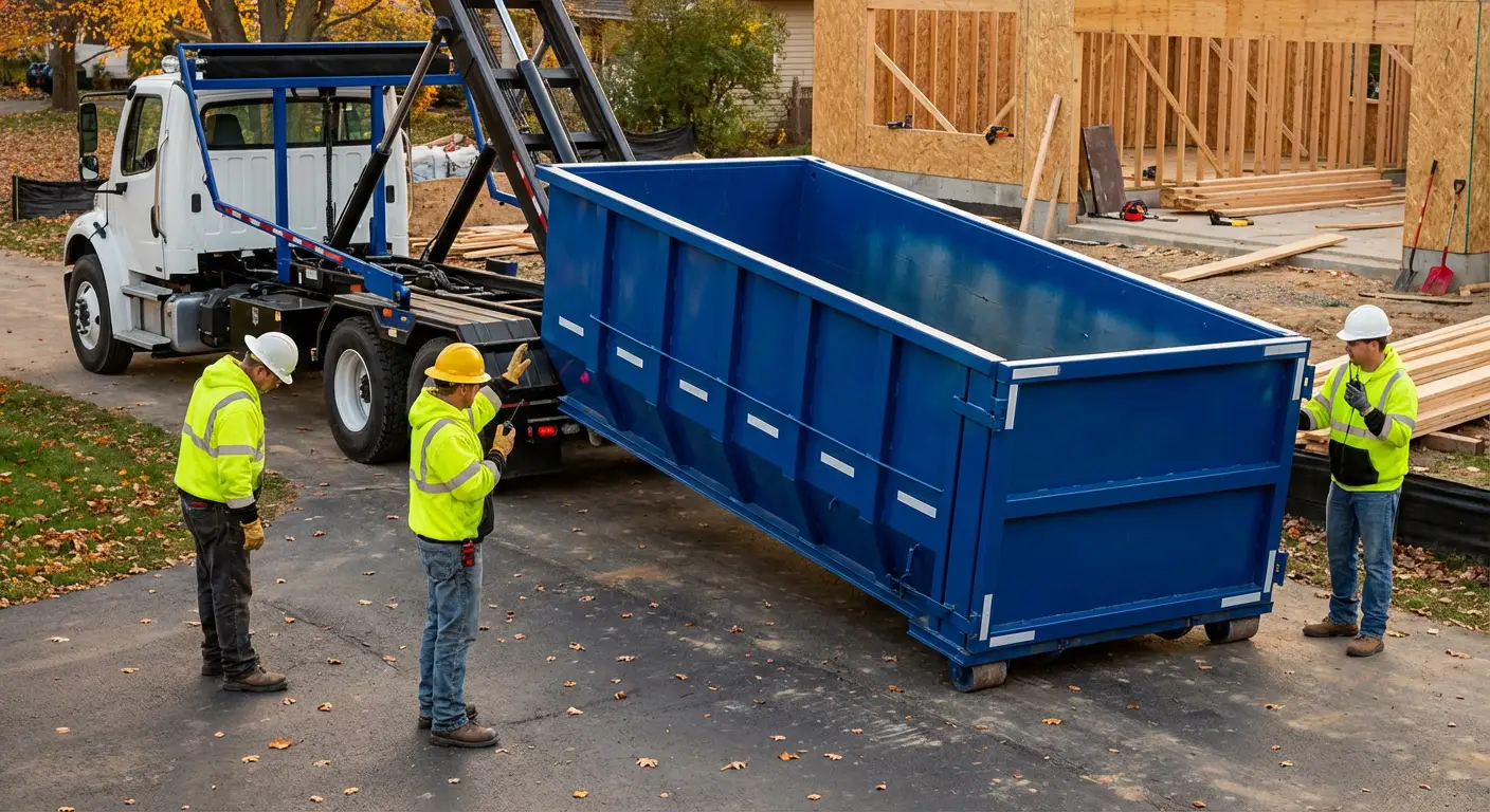 Construction dumpster delivery and waste management in Belton, TX