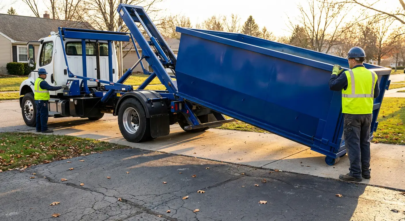 Roll-off dumpster rental service in Belton, TX